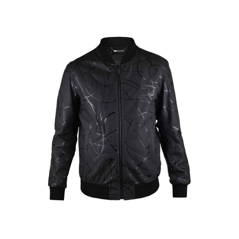 Philipp Plein Men Leather Jacket